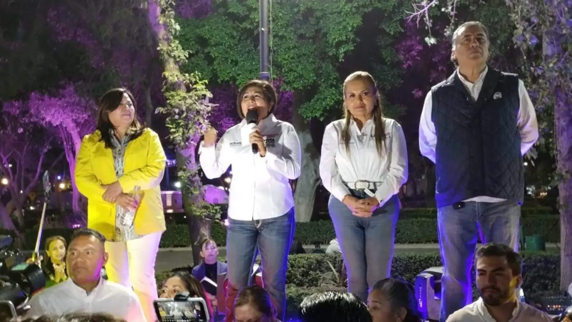 Roxana Luna, la primera en arrancar campaña por la alcaldía de San Pedro Cholula